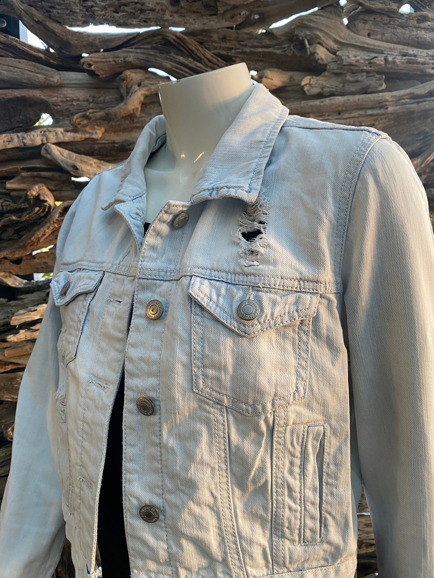 Denim Jacket Light Cropped