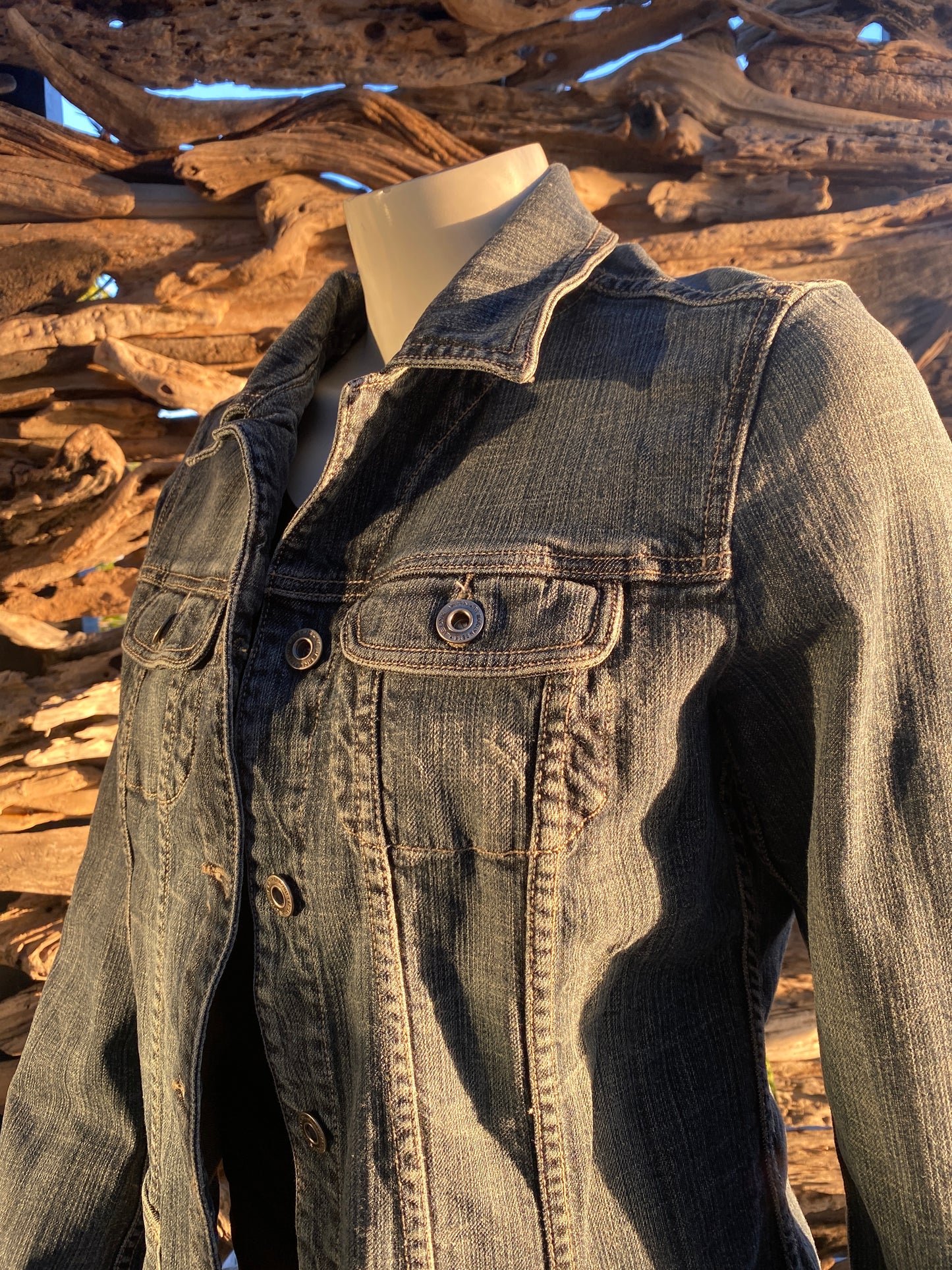 Denim Jacket Dark Faded