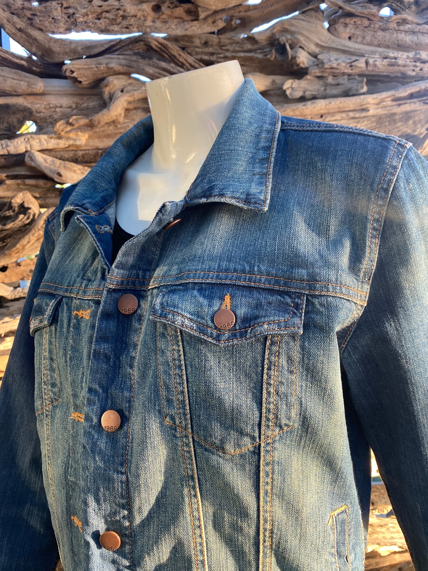 Denim Jacket Dark Faded