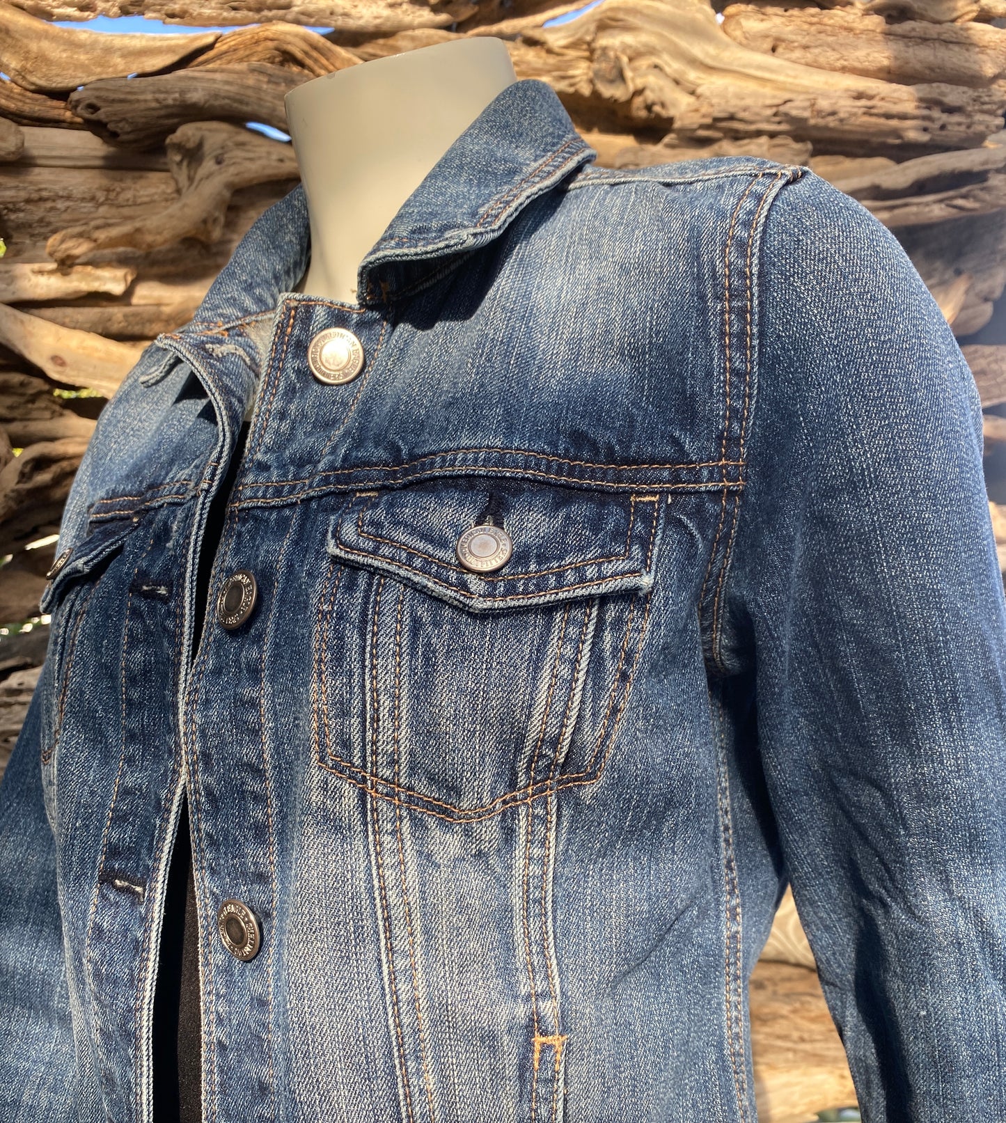 Denim Jacket Dark Faded