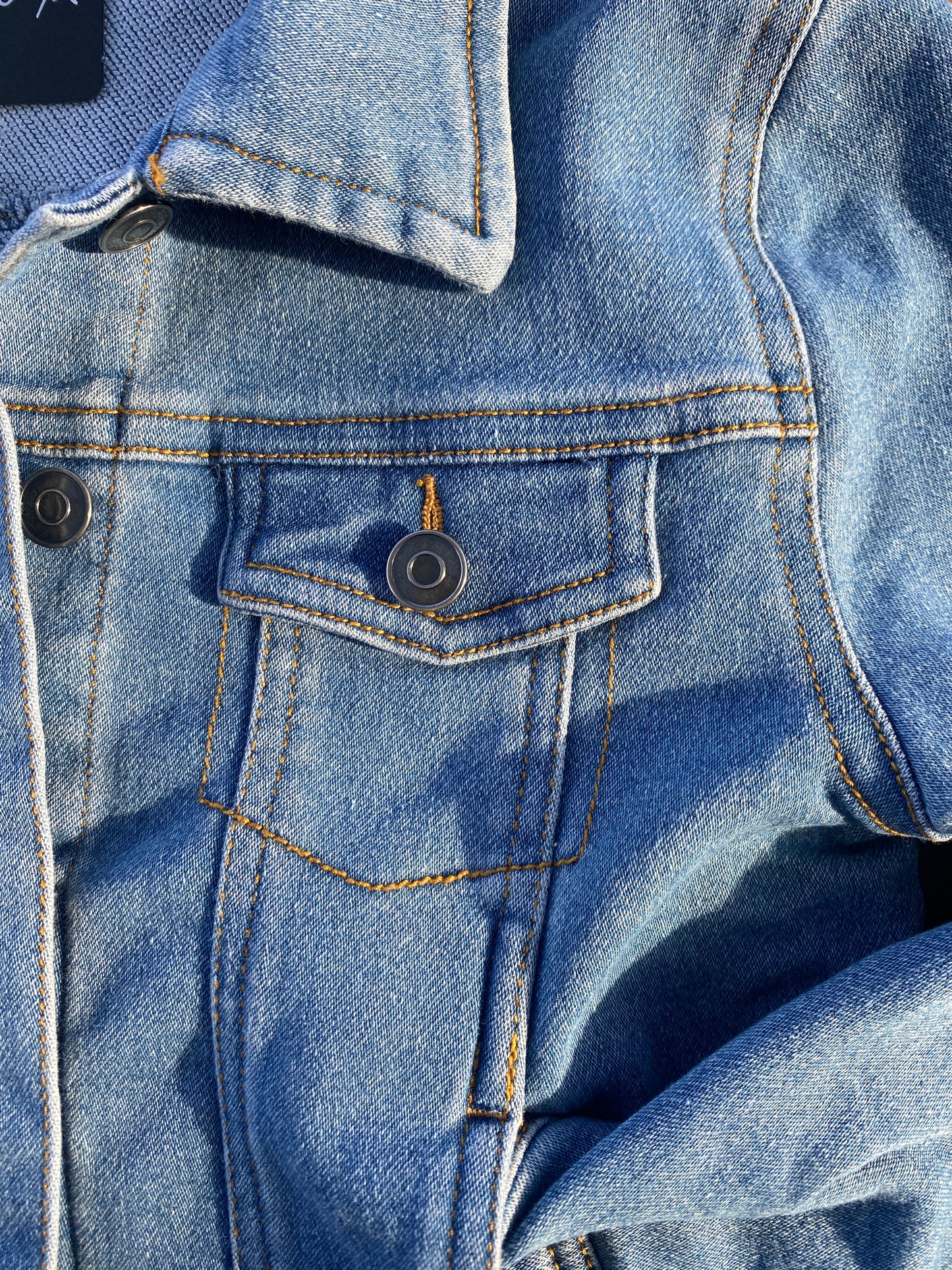 Kids Denim Jacket Light Faded