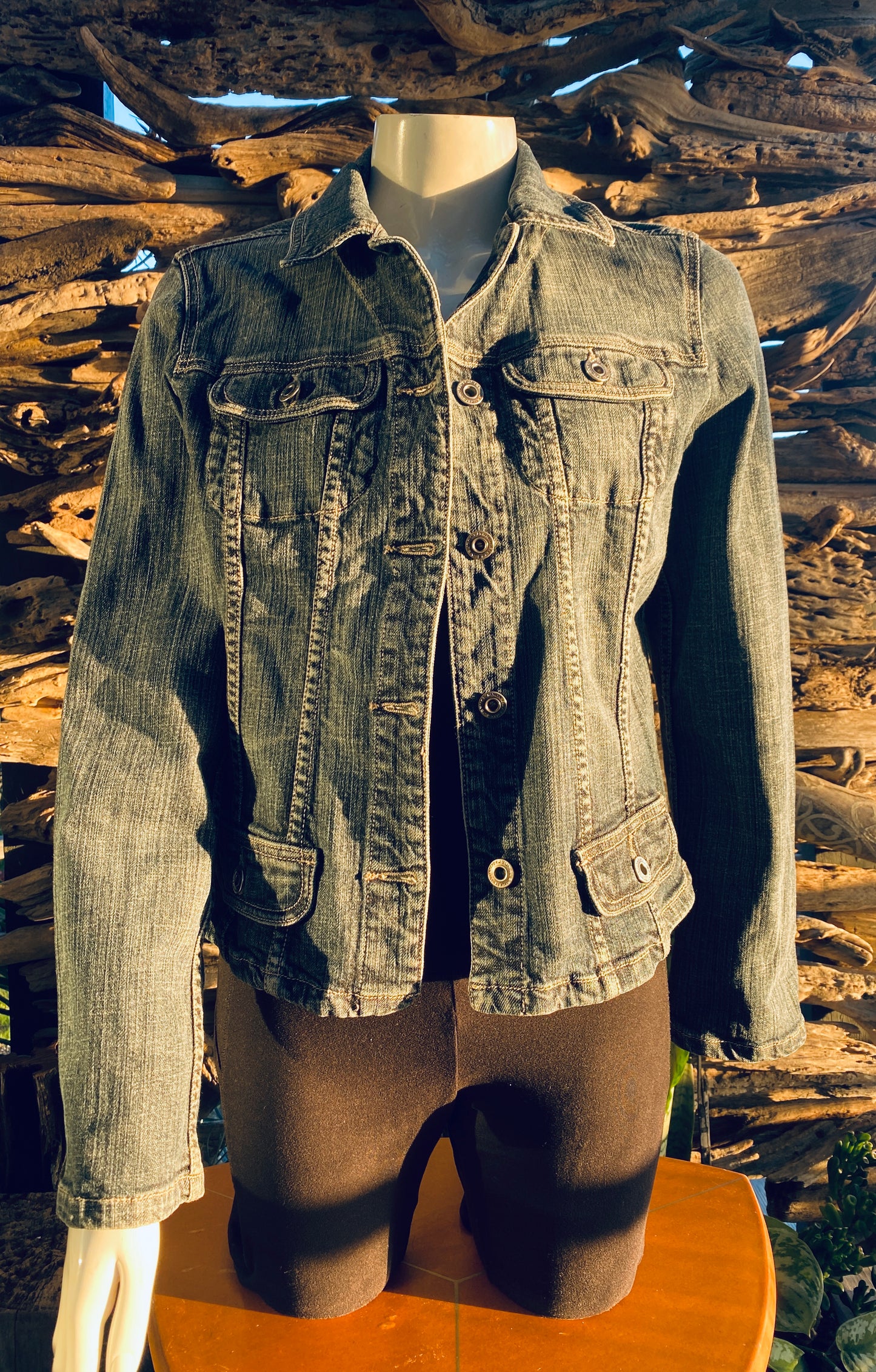 Denim Jacket Dark Faded