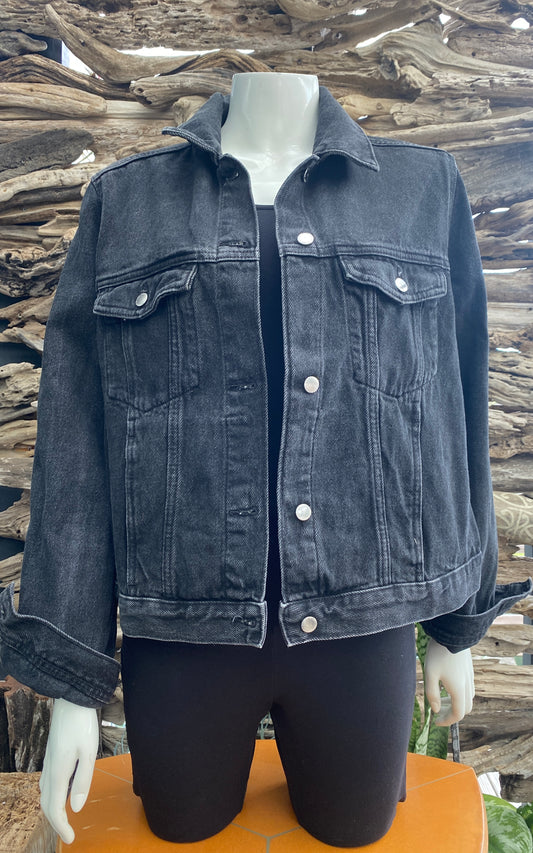 Denim Jacket  Black Short