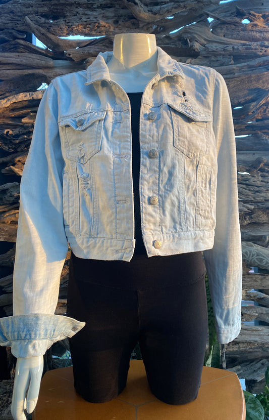 Denim Jacket Light Cropped