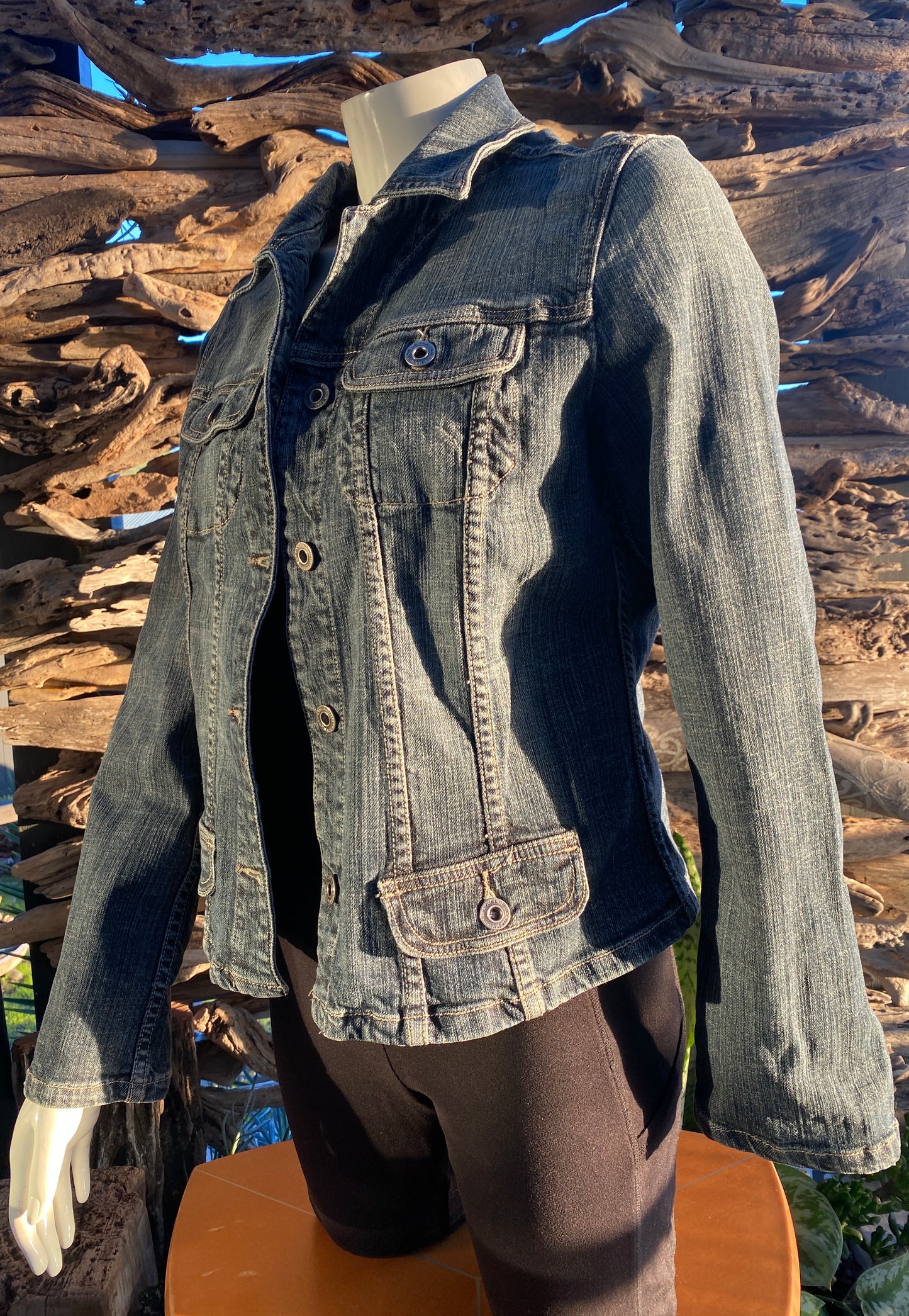 Denim Jacket Dark Faded
