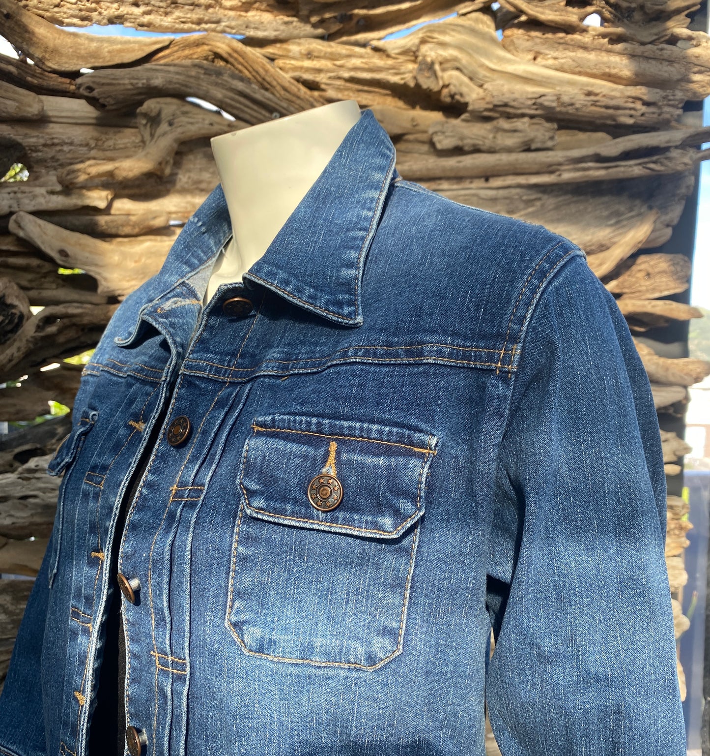 Denim Jacket Dark Short