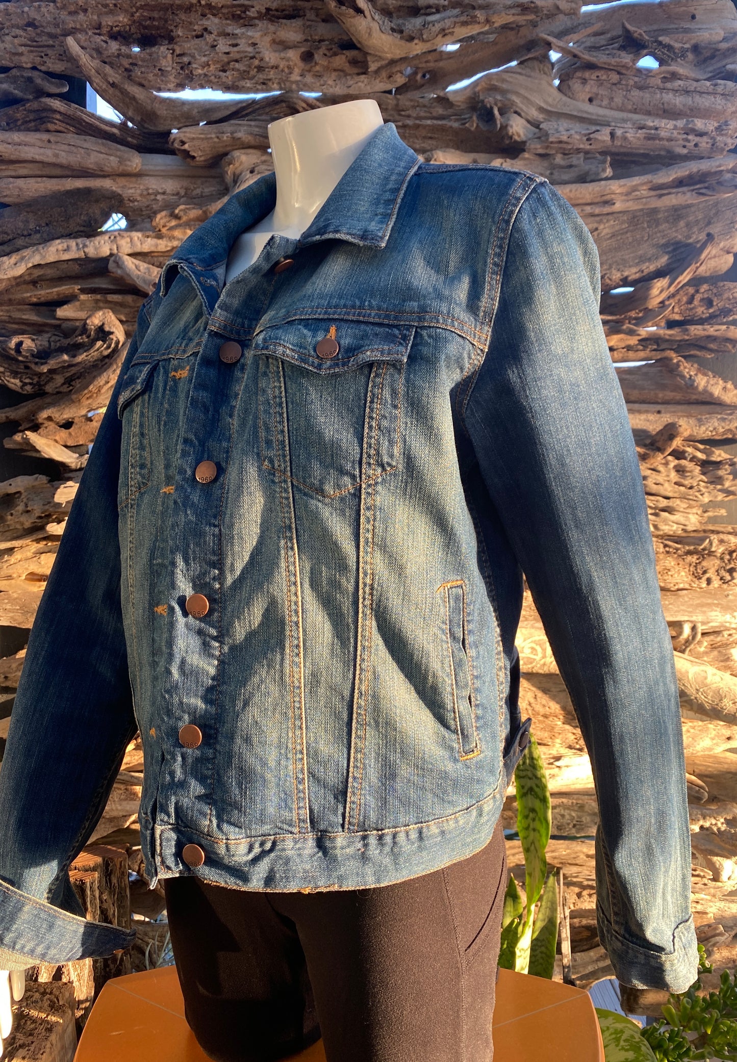 Denim Jacket Dark Faded