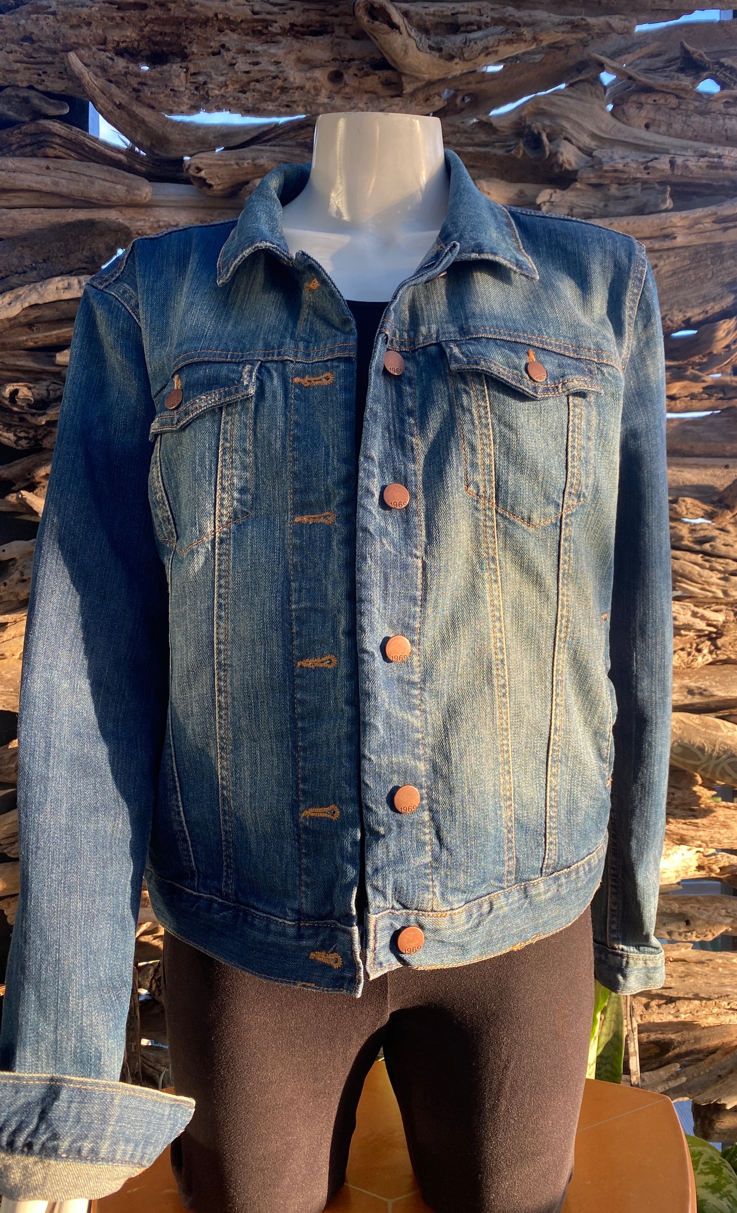 Denim Jacket Dark Faded
